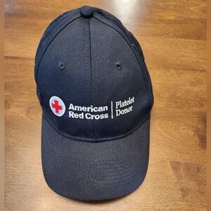 American RED CROSS Embroidered Black Baseball Cap- Unisex